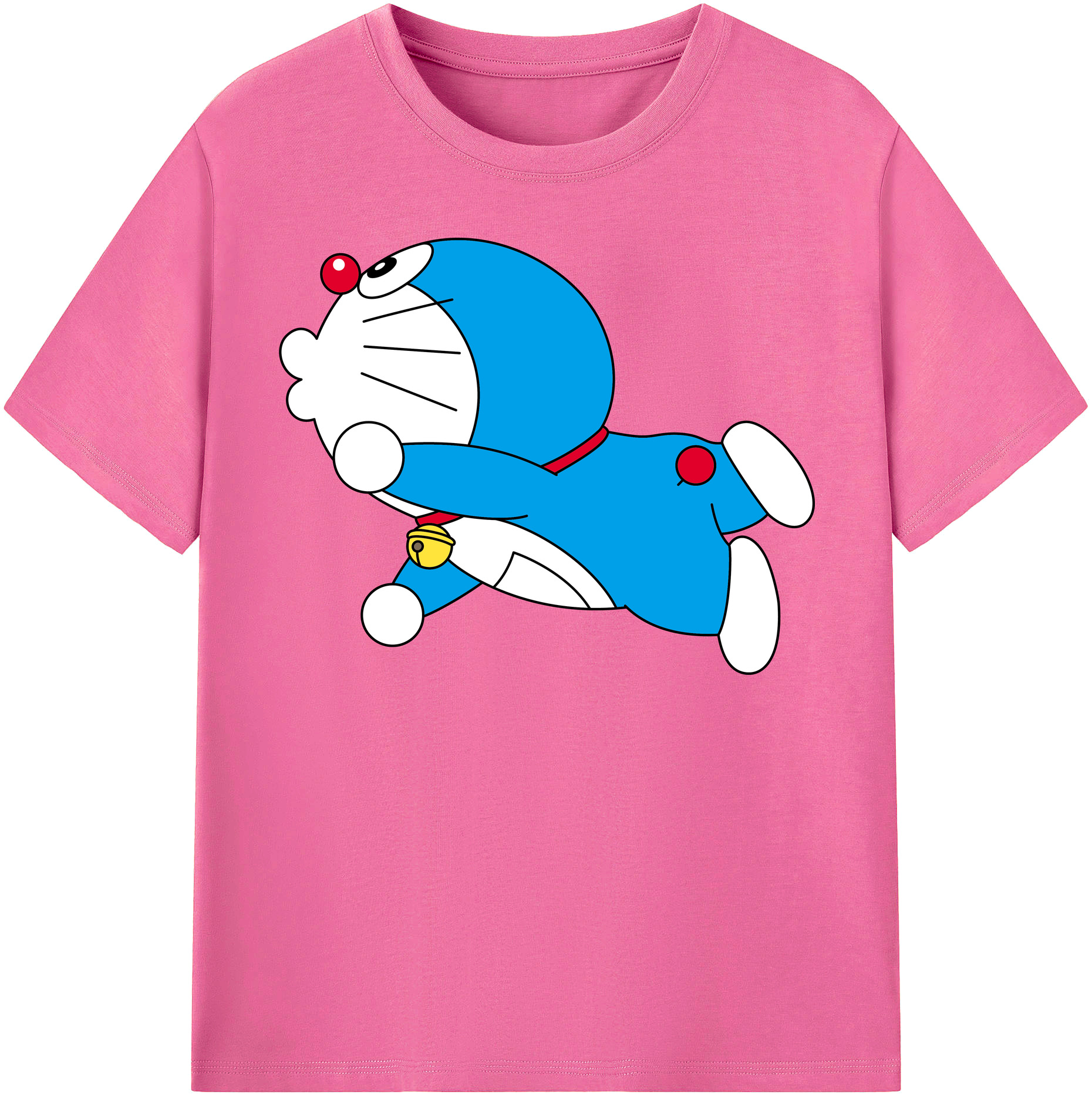 （画像用） ドラえもん Doraemon レディースカジュアルプリントTシャツ（綿100％）